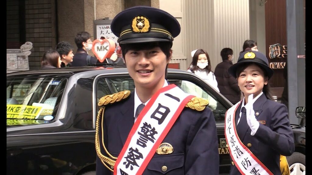 結木滉星  1日署長で京都をパレード　2019.3.14 パトレンジャー/朝加圭一郎役