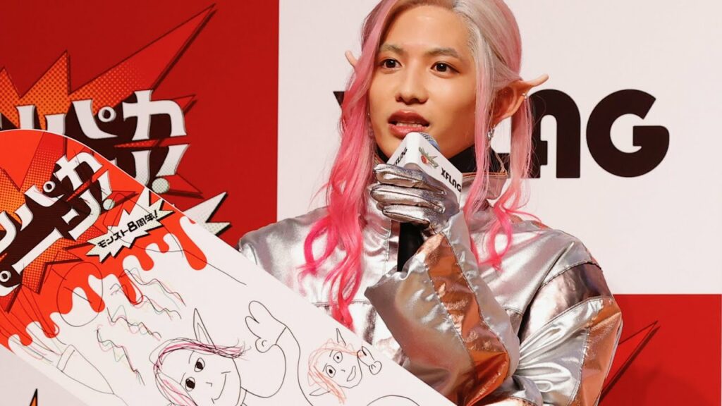 “画伯”志尊淳、惜しくもスケボー・堀米選手に選ばれなかったイラスト／「モンスト」CM発表イベント