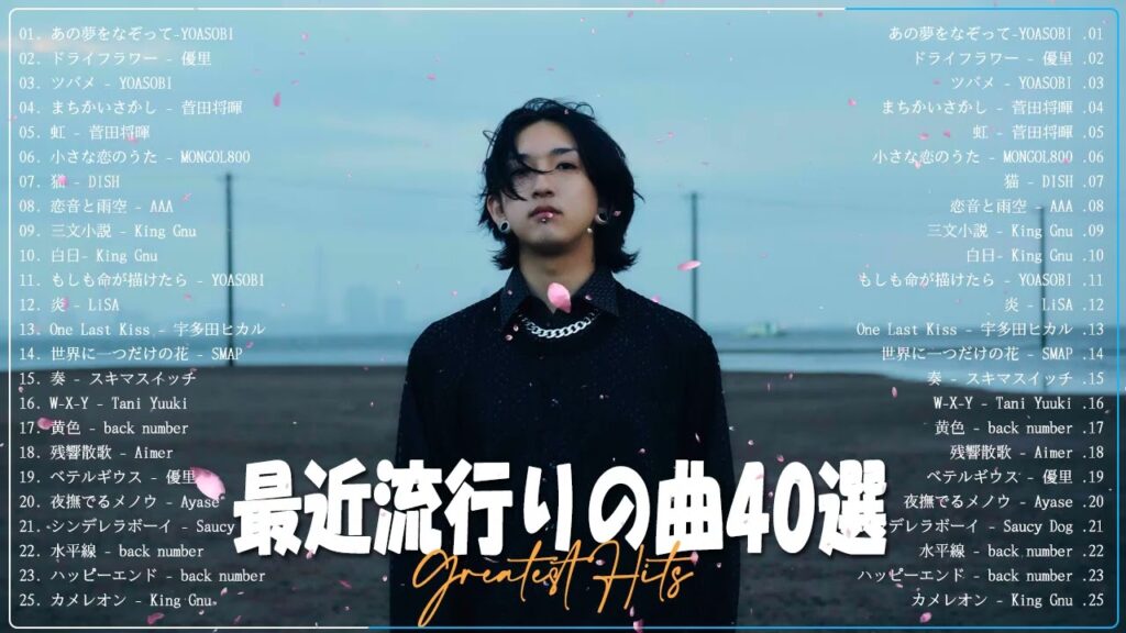 新曲 2023🌞有名曲J-POPメドレー『2023最新版』日本最高の歌メドレー 🌞YOASOBI、菅田将暉 、優里、Official髭男dism、LiSA×Uru、Aimer