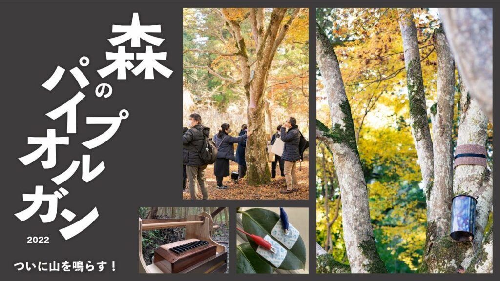 「森のパイプオルガン 実験演奏会」地球オルガンproject