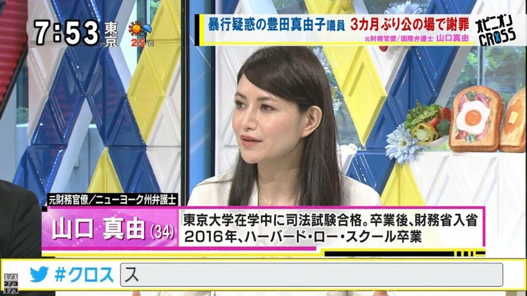 山口真由「豊田議員の被害者意識と有権者からの乖離」 豊田真由子議員 3ヵ月ぶり公の場で謝罪 [モーニングCROSS]