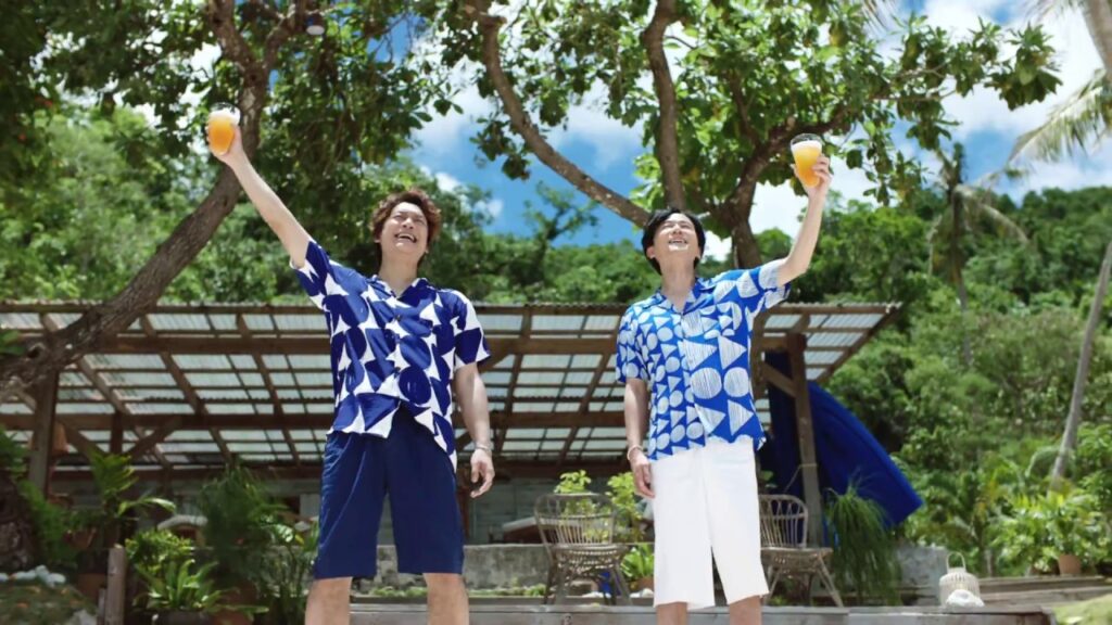 香取慎吾＆稲垣吾郎サントリーオールフリー新TV CM『氷いれちゃえ』篇（30秒）
