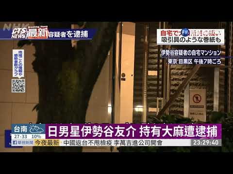 日男星伊勢谷友介 持有大麻遭逮捕| 華視新聞 20200908