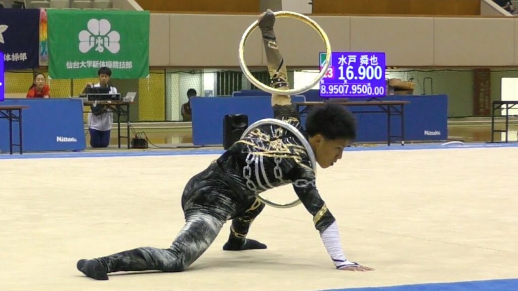 佐藤綾人 個人総合８位 [全日本インカレ2019]