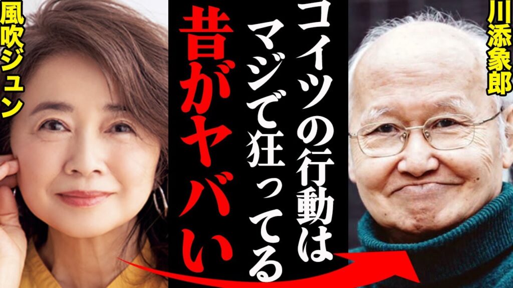 風吹ジュン&川添象郎、若い頃がクレイジーすぎる！？破局の真相とその後も悲惨...「アイツのせいで家庭崩壊した」