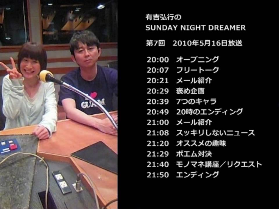 有吉弘行のSND 5/16-5 馬場典子アナウンサーの話