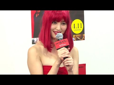 橋本マナミ、復讐したいのは昔の彼氏　「今なら家庭を壊します！」　映画「カイト／KITE」公開イベント2