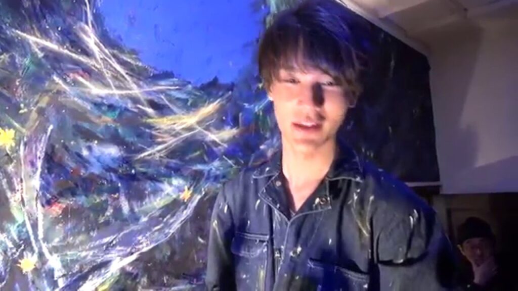 映画『通学シリーズ　通学途中』メイキング映像②