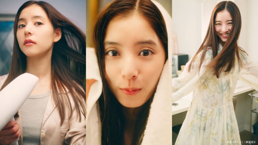 新木優子、まるで目の前の距離感！お風呂上がり髪が濡れたまま…／クレイビューティーブランド「DROAS」CMタテ動画