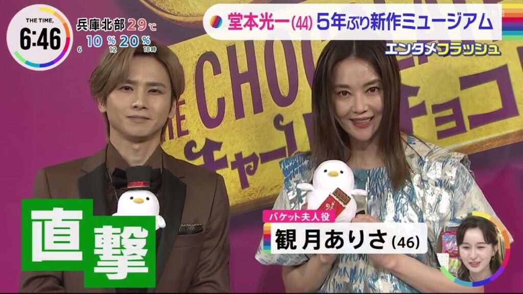 堂本光一さんを初めて見た 子役の本音 2023 6 23 チャーリーとチョコレート工場　