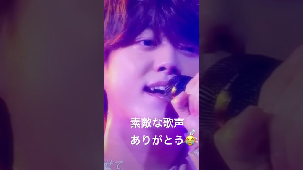 #なにわ男子 #大橋和也 #元気を出して#生歌