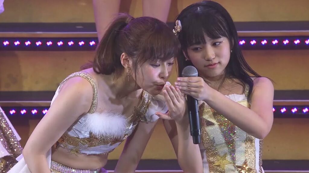 160815 HKT48 "桜、みんなで食べた - Chain of love" / HKT48夏のホールツアー 大分 夜公演 矢吹奈子, 宮脇咲良, 指原莉乃