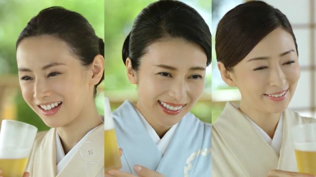 【日本CM】北川景子、柴崎幸、松雪泰子齊當和服娘感受啤酒的美味