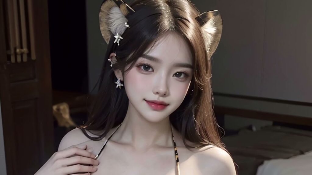 AI 美少女Ⅷ - №89 (みんな大好き♡豹柄ビキニ レオビキニ)