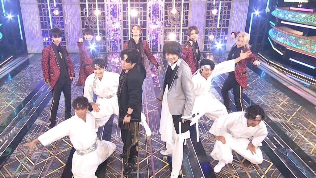 内海光司＆佐藤アツヒロ・平家派 (国分太一・20th Century)・HiHi Jets「ガラスの十代〜STAR LIGHT〜剣の舞」＠テレ東音楽祭2023夏