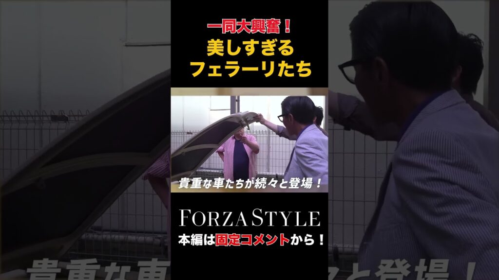 美しすぎる名車たちに一同大興奮！ #forzastyle #中年と中古車 #フェラーリ