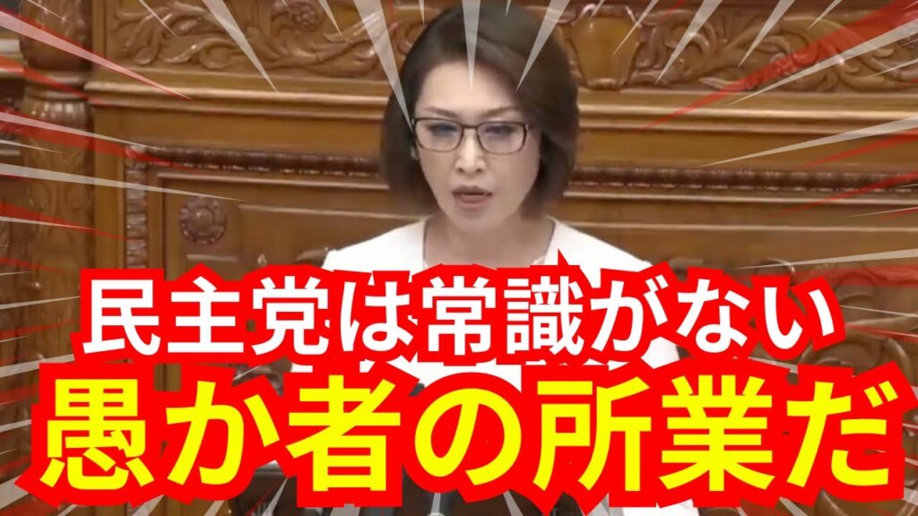 【三原じゅん子】「安倍総理に感謝しろ！恥を知れ！｣と一部野党に怒りの討論