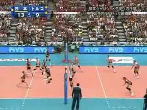 高橋のトス、多治見のブロード