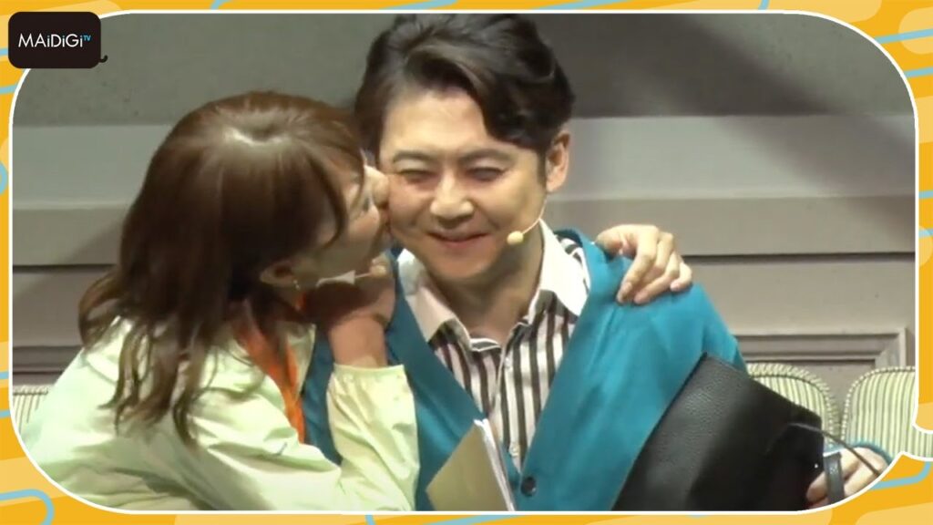 宮澤佐江、梶裕貴のほっぺに“チュッ”　西川貴教＆柿澤勇人らがミュージカル「スクールオブロック」プレスコール＆会見に登場