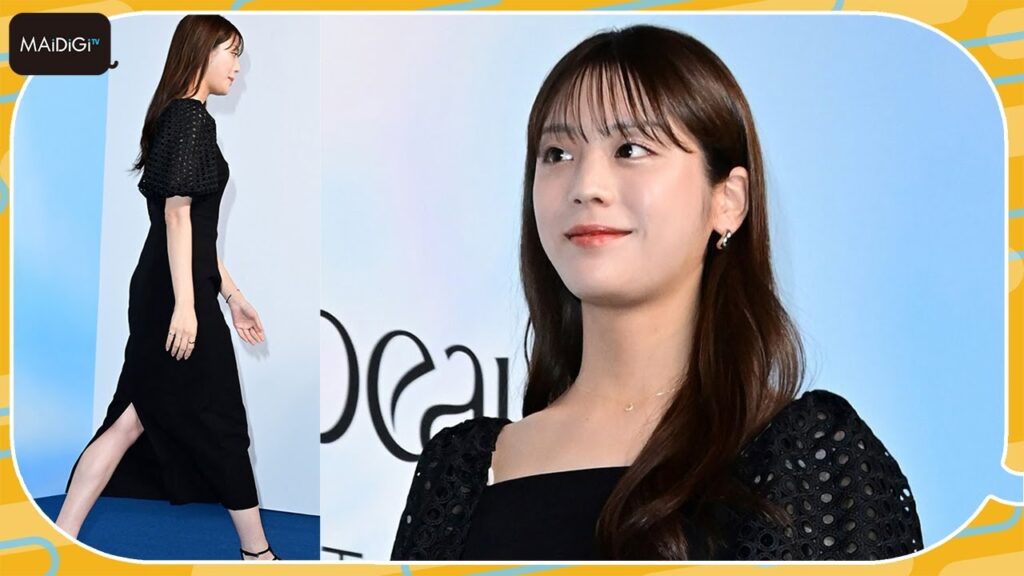 貴島明日香、ボディーライン際立つタイトワンピで登場　“美の秘けつ”は毎朝の「酵素ドリンク」　「輝きの原点にもどる鍵」プレス内覧会