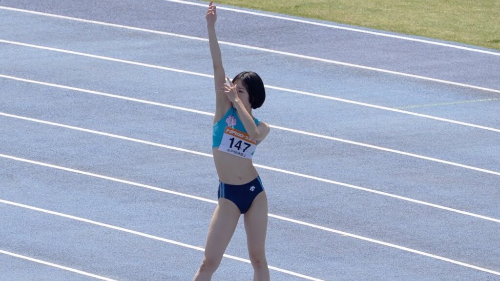 【芸術的所作】  女子走高跳02  水戸招待陸上2023