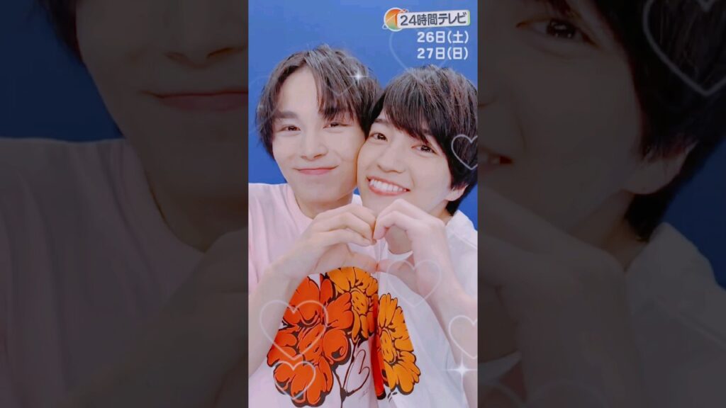 まんざらでもない大西畑 __ ￤ #なにわ男子 #西畑大吾 #大西流星 #大西畑 #24時間テレビ