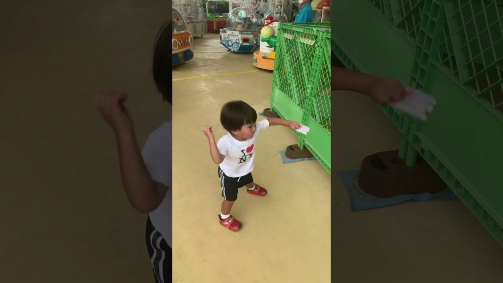 遊園地で亀梨和也のCrossが流れ始めた途端に踊り出す3歳児　#kattun #亀ちゃん #亀ちゃん大好き