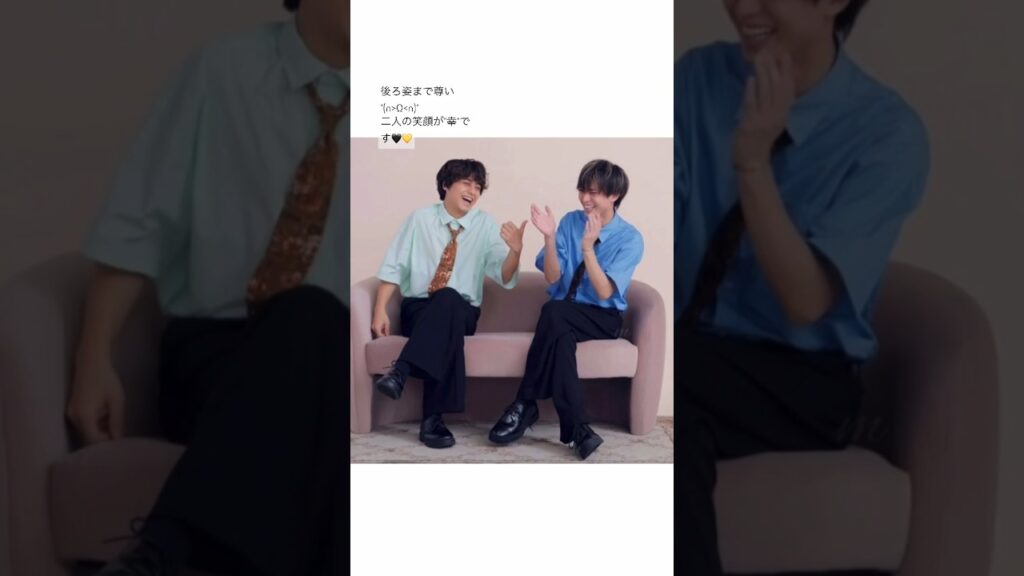 ネクタイ＆シャツ🖤💛 #永瀬廉 #高橋海人 #kingandprince #ジャニーズ #shorts