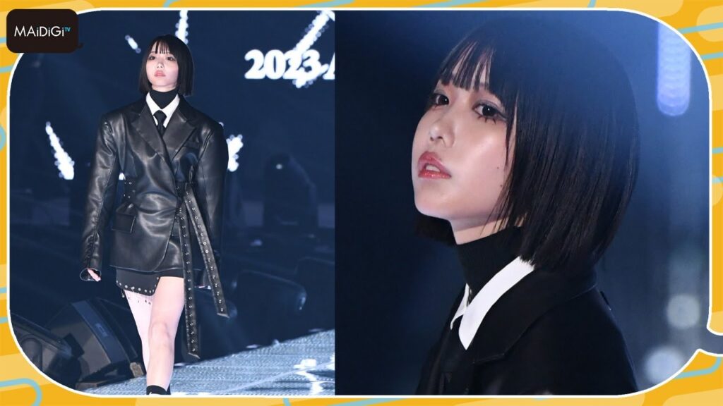 あの、TGCに登場！大胆ミニボトムで美脚すらり【TGC2023A／W】