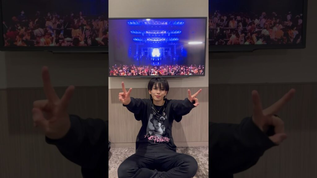 初Zepp！無事終わりました💓#ImAPopstarTour #Day1 #いわちの舞台裏 東京 9/6 #shorts #岩橋玄樹
