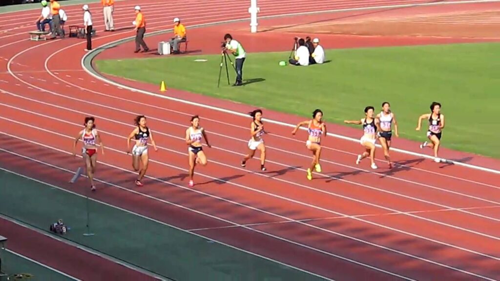 20100911日本学生陸上　女子１００ｍ　決勝　市川華菜