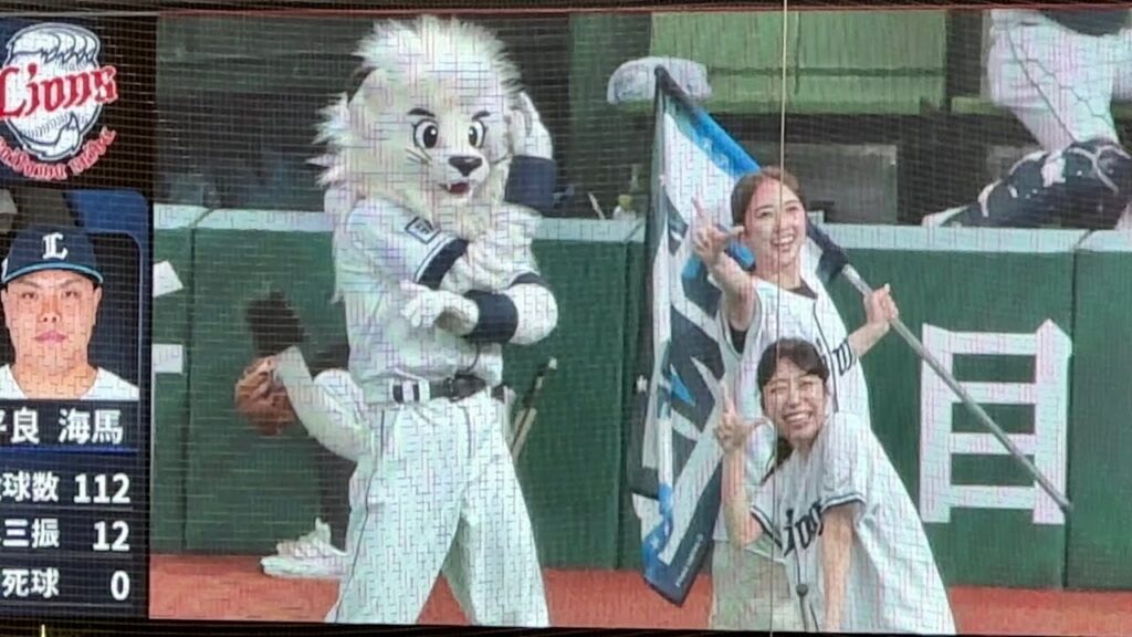 小林愛香さん、小宮有紗さんが盛り上げるライオンズラッキー7『吠えろライオンズ』【西武vsヤクルト】2023/6/11 セ・パ交流戦12戦目