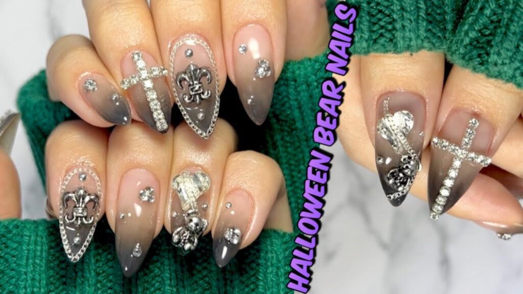 【セルフネイル】ハロウィンネイル🧸👻/グラデーションパレットの使い方/グラデーションパウダー/ASMR/秋ネイル/韓国ネイル/ワンホンネイル/量産型ネイル/Y2Kネイル/ジェルネイル 【セルフネイル】ハロウィンネイル🧸👻/グラデーションパレットの使い方/グラデーションパウダー/ASMR/秋ネイル/韓国ネイル/ワンホンネイル/量産型ネイル/Y2Kネイル/ジェルネイル