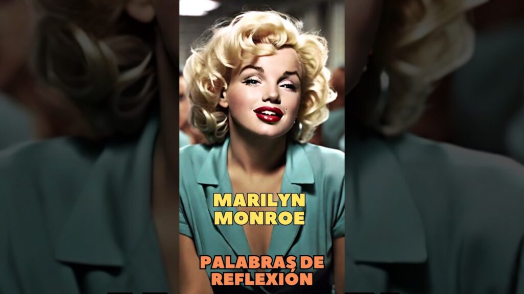 Marilyn Monroe : Palabras de Reflexión #shorts #frases Marilyn Monroe : Palabras de Reflexión #shorts #frases