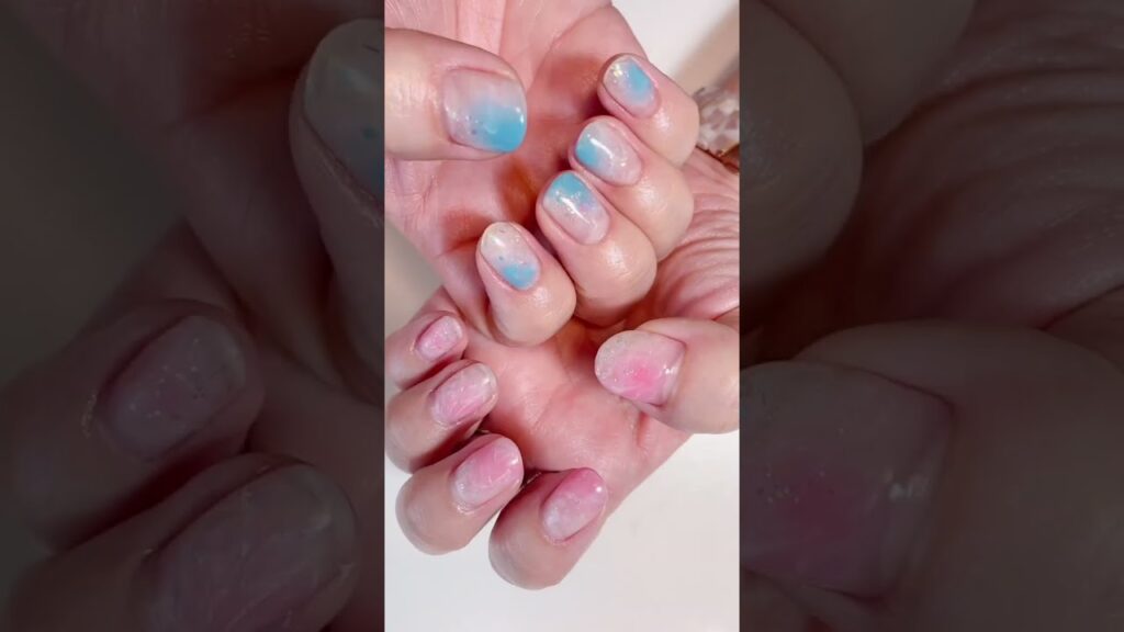 100均春夏ネイルアート#shorts 100均春夏ネイルアート#shorts