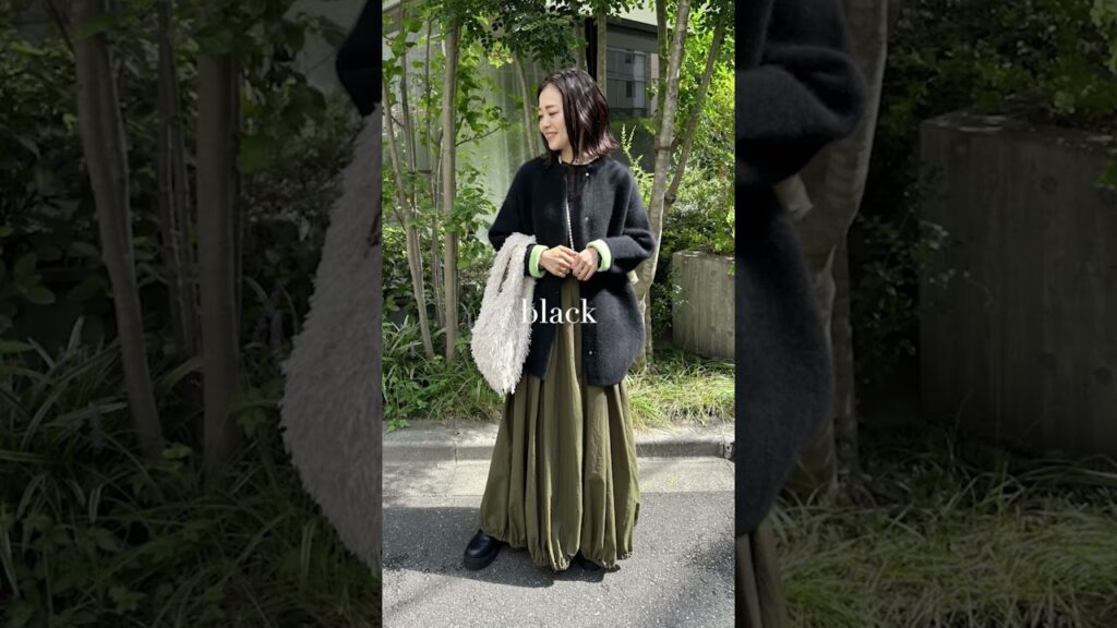 毎年大人気！ラクーンカーディガンを4カラー着てみた✨ #30代ファッション #アラフォーコーデ #きれいめカジュアル