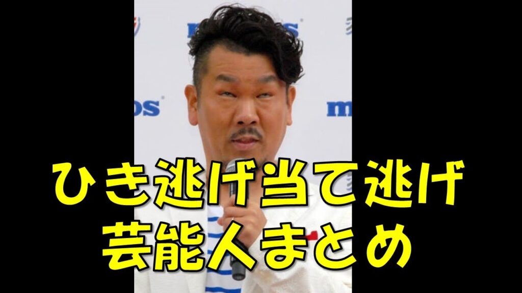 ひき逃げ当て逃げした芸能人まとめ　#芸能ネタ #芸能人 #芸能人まとめ #なんj民