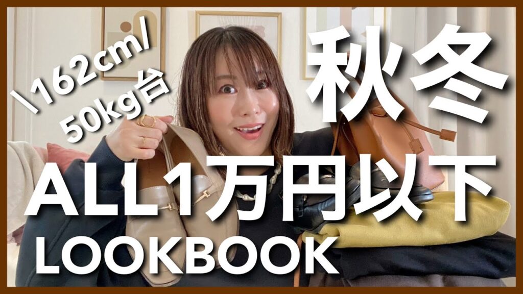 【秋冬LOOKBOOK】ALL1万円以下で着まわし秋冬コーデ特集！780円ローファーが高見え！ヒラキ.GU.UNIQLO.PASEOS
