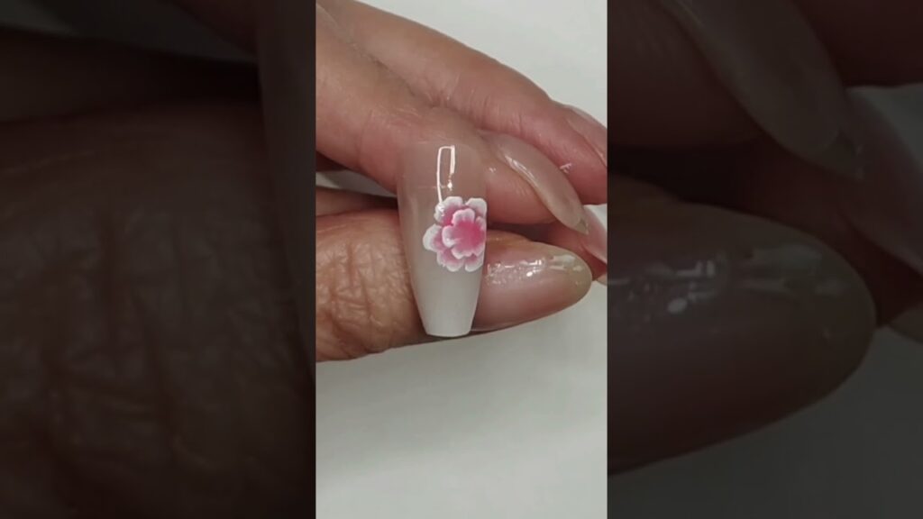 ジェルで描くフラワーアート グラデーションアート#shorts  #フラワーネイル #ジェル検定 ジェルで描くフラワーアート グラデーションアート#shorts  #フラワーネイル #ジェル検定