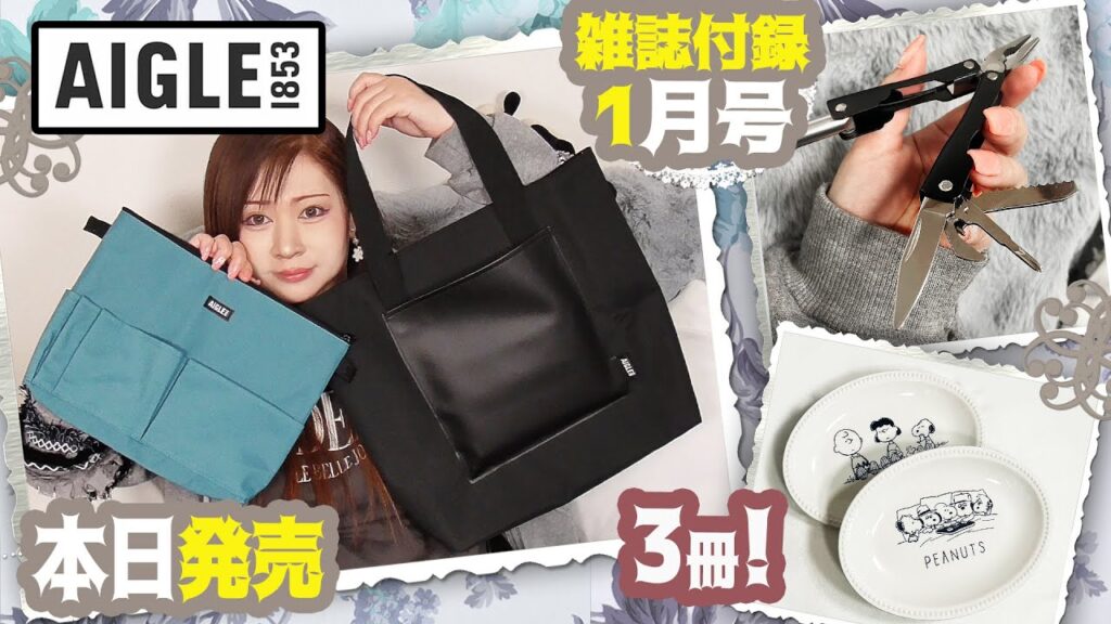 【雑誌付録】MonoMax モノマックス・BE-PAL ビーパル・ cookpad plus 2024年 冬号・1月号・AIGLE バッグインバッグ&トートバッグ★2023年最新開封レビュー★ 【雑誌付録】MonoMax モノマックス・BE-PAL ビーパル・ cookpad plus 2024年 冬号・1月号・AIGLE バッグインバッグ&トートバッグ★2023年最新開封レビュー★