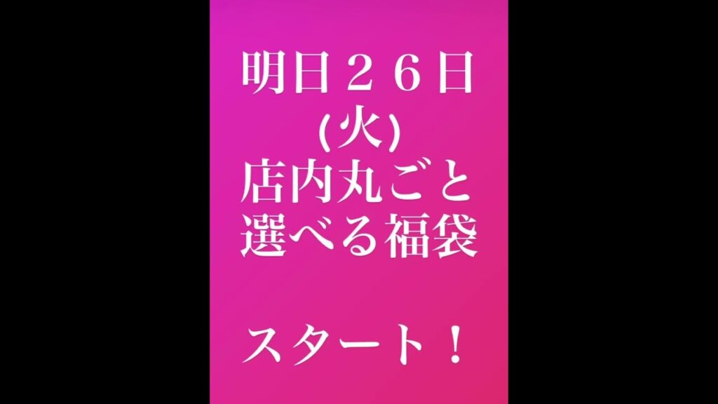 【店内まるごと福袋】セール・コーディネート・オシャレおしゃれお洒落・レディースアパレル・グッズ・婦人服・雑貨・ハンドメイドアクセサリー・セレクトショップ・ブティック・デイリー・トレンド・流行・プチプラ