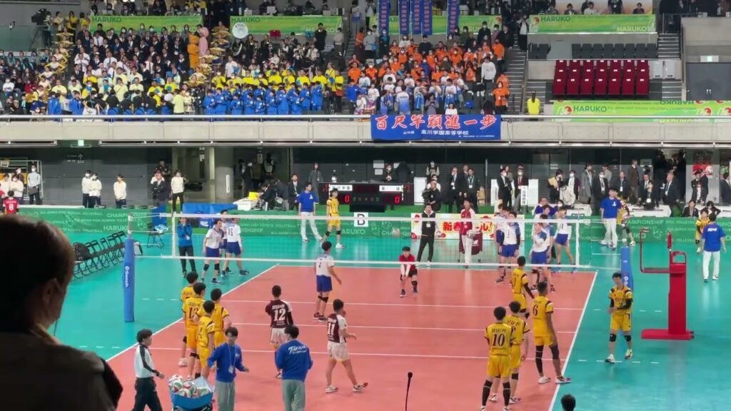 春の高校バレー2024 高川学園vs星城 スパイク練習 春の高校バレー2024 高川学園vs星城 スパイク練習