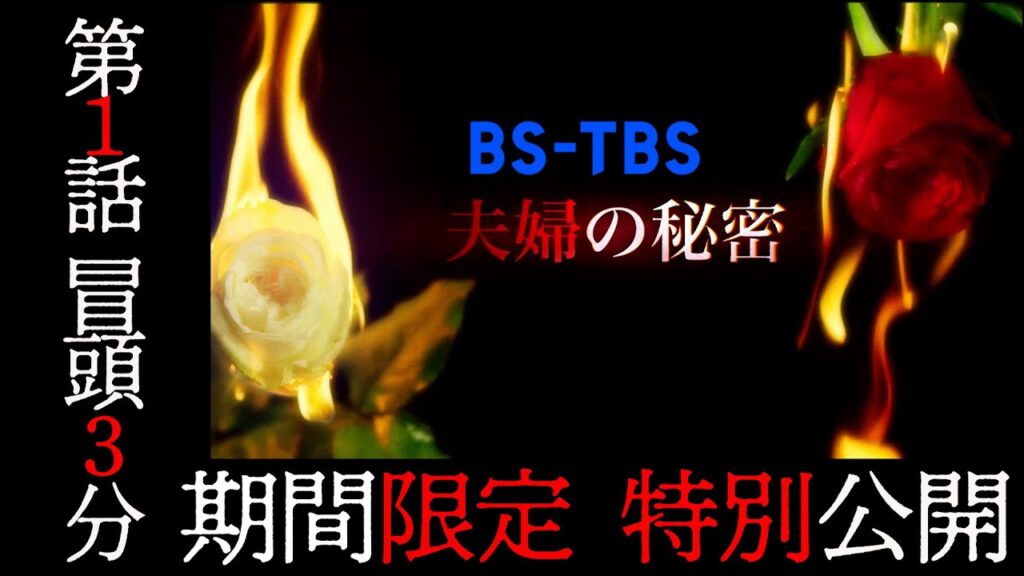 【特別限定公開】初回冒頭3分間　ドラマ「夫婦の秘密」1/4(木)よる11時スタート！