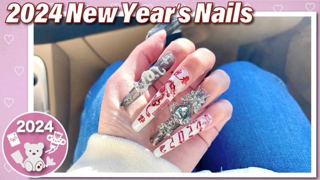 🐉2024干支ネイルやってみたよ🐉 🐉2024干支ネイルやってみたよ🐉