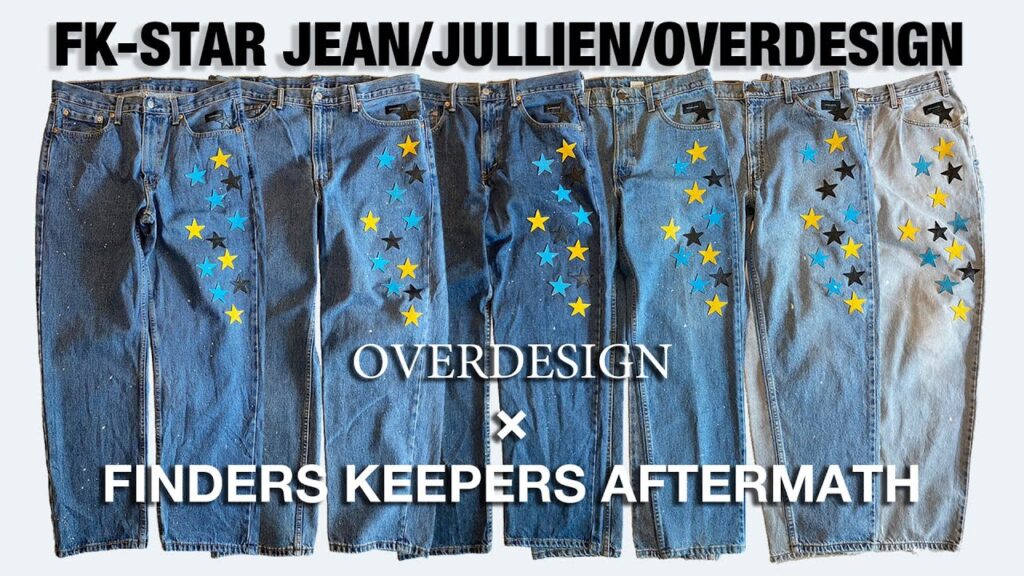 【バギーデニム】FK-STAR JEAN/JULLIEN/OVERDESIGN【リーバイス550】 【バギーデニム】FK-STAR JEAN/JULLIEN/OVERDESIGN【リーバイス550】