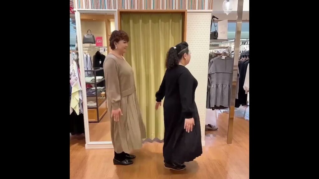 前後2wayで着れる、ニットワンピース♡　#大きいサイズ #ぽっちゃり #ぽっちゃり女子 #40代 #50代