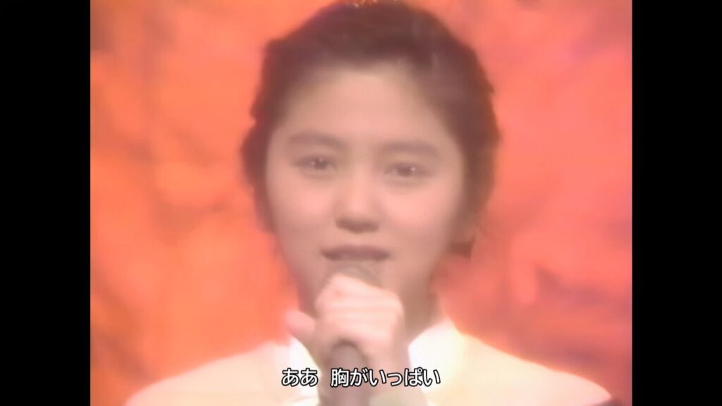 【HD画質】渡辺満里奈　胸がいっぱい（1989年11月2日）
