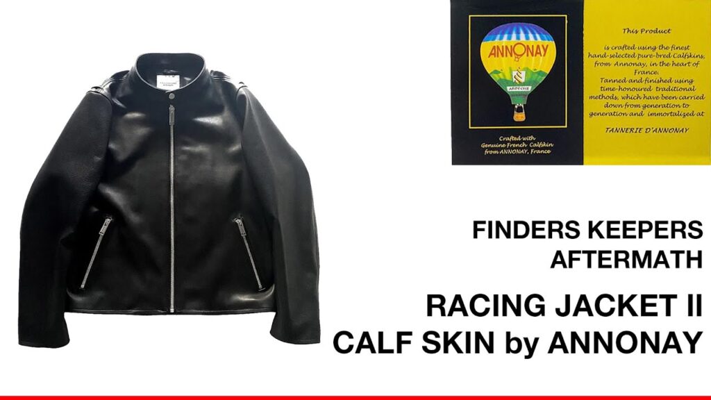 【商品紹介】シングルライダースジャケット「RACING JACKET Ⅱ/ANNONAY」【アノネイカーフ】 【商品紹介】シングルライダースジャケット「RACING JACKET Ⅱ/ANNONAY」【アノネイカーフ】
