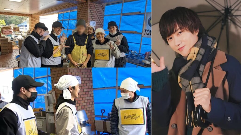 Snow Man, ⛄✨SMILE-UP.が被災地訪問　東山、城島、井ノ原ら6人が珠洲市の避難所で炊き出し⛄✨