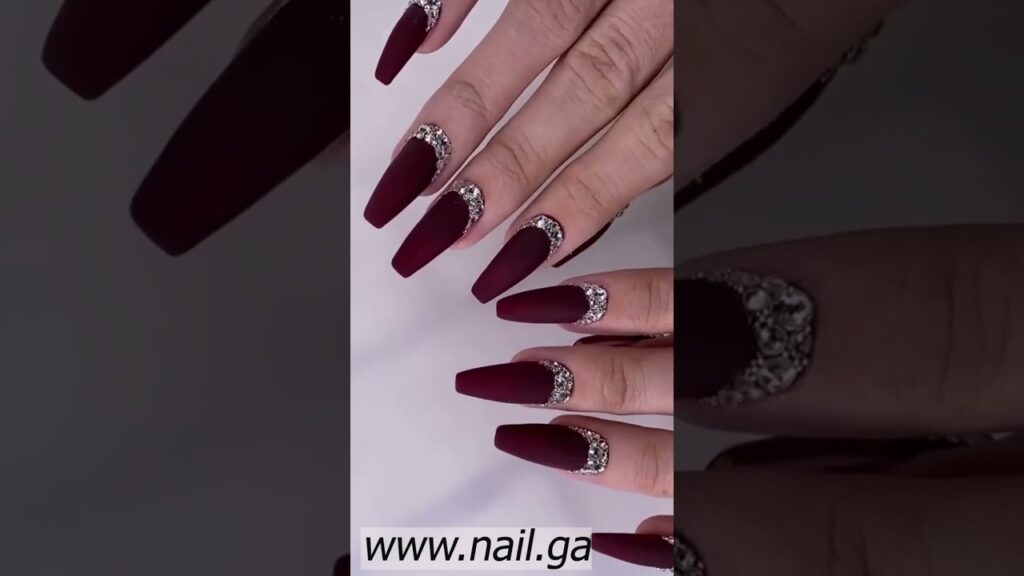 Бордовый маникюр| Идеи Дизайна Ногтей💅/Nail Design ideas💅 Бордовый маникюр| Идеи Дизайна Ногтей💅/Nail Design ideas💅
